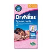 Huggies Dry Nites Pyjama Pants Absorbent Night Diapers 3-5 Years 16-23 Kg 10 Pieces 