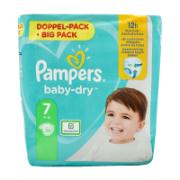 Pampers Baby-Dry Baby Nappies No7 for 15+ kg 50 Pieces