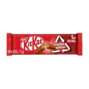 Nestle Kit Kat Original Wafer Fingers Covered with Milk Chocolate 9x20.7 g