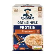 Quaker Cinnamon Flavour Microwavable Oats with Added Soy Protein 368 g