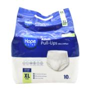 Hope Care Adult Pull-Ups Adults Diappers Size XL 10 Pieces CE