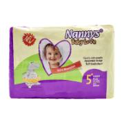 Nannys Baby Love Diapers No5+ Junior Plus 14-25 Kg 34 Pieces