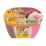 Aloma Cocoa, Vanilla & Strawberry Ice Cream 2 L+1 L Free Ice Cream