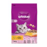 Whiskas Πλήρης Ολοκληρωμένη Ξηρή Τροφή για Ενήλικες Γάτες 1+ Κροκέτες με Κοτόπουλο 300 g