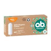 OB Organic Tampon Super 16 Pieces