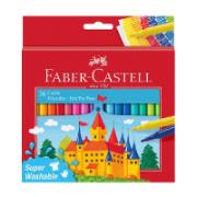 Faber-Castell 36 Thin Washable Felt Tip Pens CE