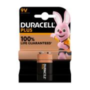 Duracell Plus Alkaline Battery 9V1 1 Piece