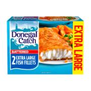 Donegal Catch 2 Battered Extra Large Fish Fillets 300 g