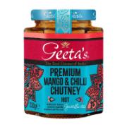 Geeta’s Premium Mango & Chilli Chutney Hot 230 g