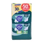 Everyday Sensitive with Cotton Normal Ultra Plus Sanitary Pads 30 Pieces