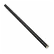 A. Galaxis Paper Straws Straight Black Wrapped 6x210mm 250 Pieces