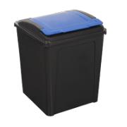 Wham Recycling Bin with Blue Flap 50 L
