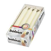 Bolsius Household Candles White 8 Pieces