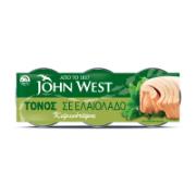John West Yellowfin Natural Tuna in Olive Oil 3x80 g