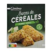 Casino 6 Cereal Bars with Pieces of Dehydrated Green Apple 125 g