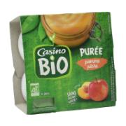 Casino Bio Apple Peach Puree 4x95 g