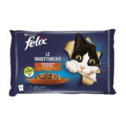 Felix Pouch Cat Food Spring Selection (2x Rabbit 2x Lamb)  4x85 g 