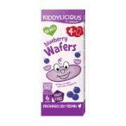 Kiddylicious Rice Wafers with Blueberry Flavour 6+ Months 4x4 g