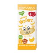 Kiddylicious Rice Wafers with Banana Flavour 6+ Months 4x4 g