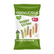 Kiddylicious Veggie Straws Tomato, Kale & Spinach Flavour Snacks 9+ Months 4x12 g