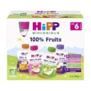 Hipp Bio Multipack Variety Pack 100% Fruits 6+ Months 8x90 g
