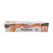 Zita Fantasy Lean Yogurt Dessert with Peach Pieces 0% Fat 150 g 2+1 Free