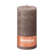 Bolsius Rustic Κερί Rustic Taupe 200x100 mm