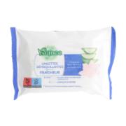 Casino Cleansing Wipes with Lotus Flower Extract & Aloe Vera 25 Pieces