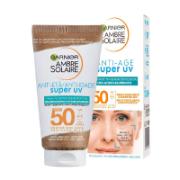 Garnier Ambre Solaire Anti-Age Super UV Protection Cream with Hyaluronic Acid SPF 50 50 ml