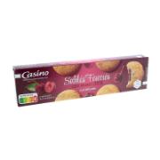 Casino Pure Butter Shortbread Biscuits with a Flavoured Cherry Filling 100 g