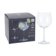 Crystal Glass Gin&Tonic Glass 4x620 ml Pieces