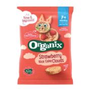 Organix Οργανικές Ρυζογκοφρέτες με Γεύση Φράουλα 7+ Μηνών 40 g