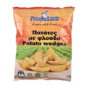 Freezeland Prefried Potato Wedges Individually Quick Frozen 1 kg