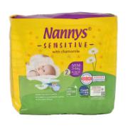 Nannys Sensitive Baby Diapers Mini Νο.2 3-6 kg 23 Pieces