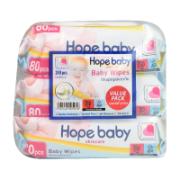 Hope Baby Aqua Wipes 3x80 Pieces