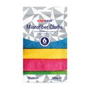 Alphamega Microfiber Multi-Purpose Cloths 30x30 cm 6 Pieces