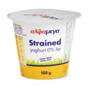 Alphamega Strained Yoghurt 0% Fat 100 g
