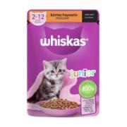 Whiskas Junior Πλήρη Υγρή Τροφή για Γατάκια με Πουλερικά σε Σάλτσα 85 g
