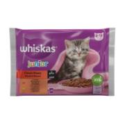 Whiskas Pouch Junior Complete Food for Kittens 4x85 g 