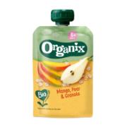 Organix Bio Fruit Puree Mango, Pear & Granola 6+ Months 100 g