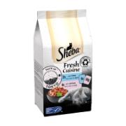 Sheba Delice Ολοκληρωμένη Υγρή Τροφή για Ενήλικους Γάτους με Τόνο-Ρύζι & Σολομό-Ρύζι 6x50 g