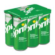 Sprite Lemon-Lime Zero Sugar Soft Drink 6x330 ml