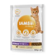 Iams For Vitality Complete & Balanced Nutrition for Kittens with Fresh Chicken 1-12 Months 800 g