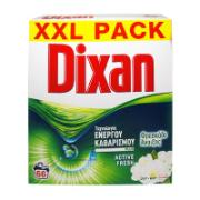 Dixan Laundry Detergent Powder with Active Cleaning Technology Plus Active Fresh 66 Washes XXL Pack 3.63 Kg