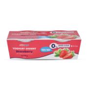 Alphamega Strawberry Yoghurt Dessert 0% Added Sugar 2x150 g