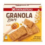 Papadopoulou Granola Bars With Honey 5x42 g 