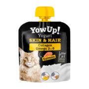 Yow Up Yogurt Skin & Hair Συμπλήρωμα Διατροφής για Γάτες με Σολομό 85 g 2+ Μηνών