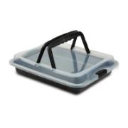 Nava Rectangular Roaster with Lid with Nonstick Stone Coating 40 cm