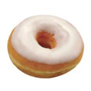 White Donut Ring 1 Piece