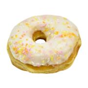 White Donut Ring with Sprinkles